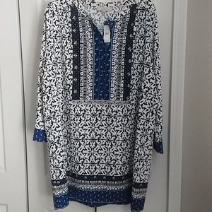Loft shirt dress xxl nwt